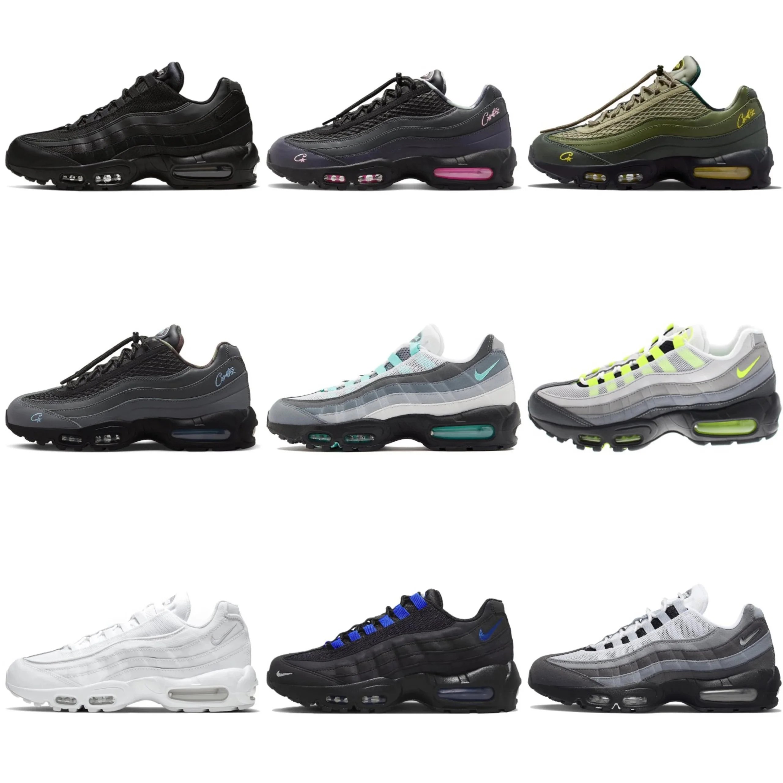 NIKE Air Max 95 Sneakers (9+ Colorways) — QC