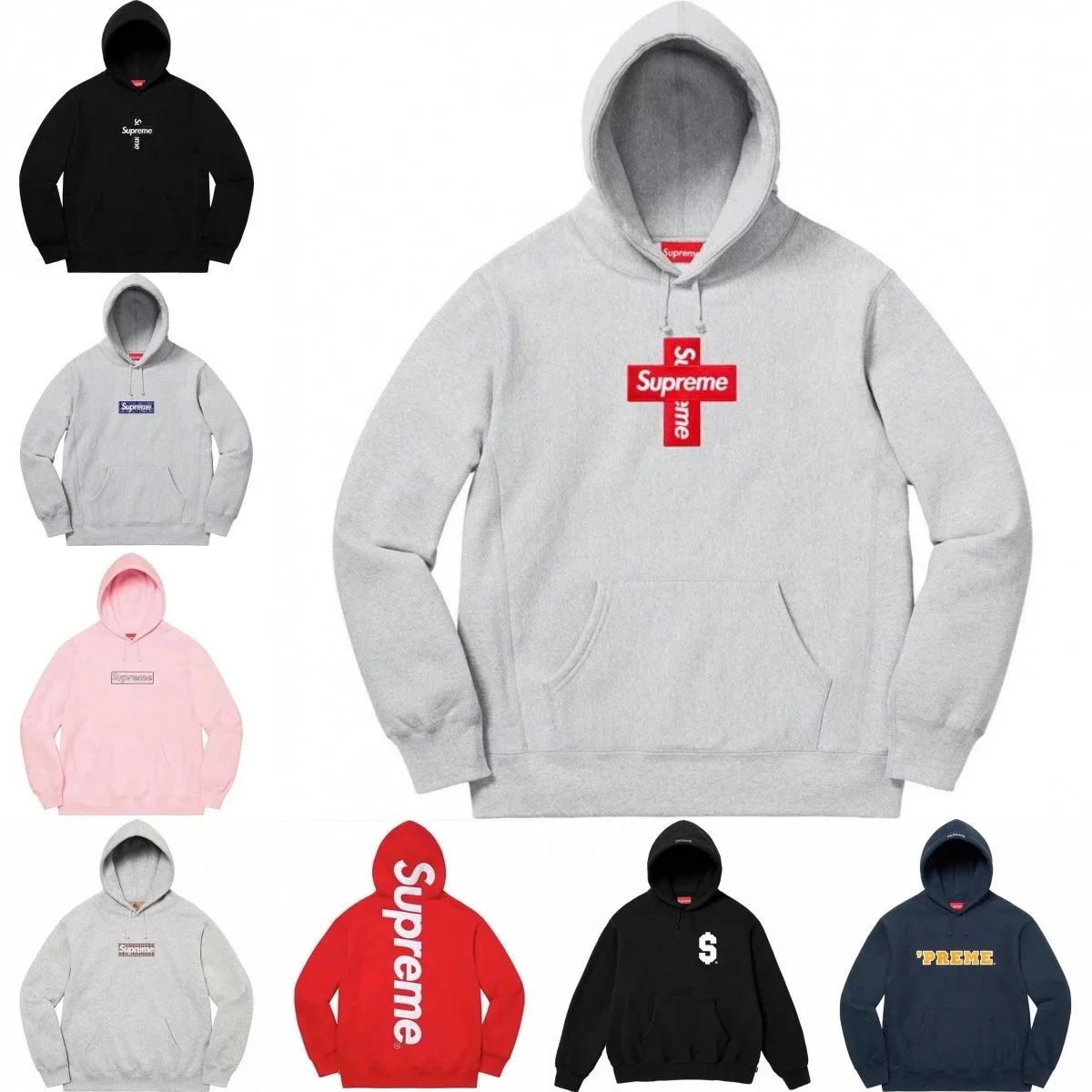 SUPREME Box Logo Hoodie (8+ Colorways) — QC