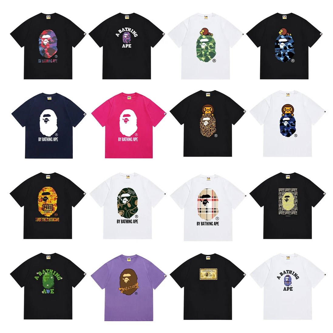 BAPE T-Shirt (16+ Colorways) — QC