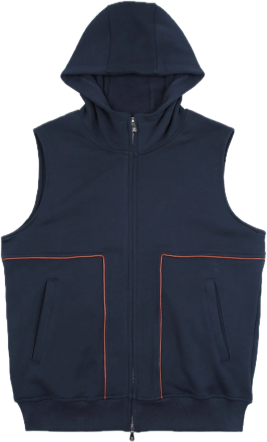  BRUNELLO CUCINELLI Cotton Gilet (2+ colorways), schoon gefotografeerd.