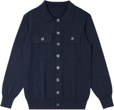  BRUNELLO CUCINELLI Buttoned Sweater (3+ colorways), schoon gefotografeerd.