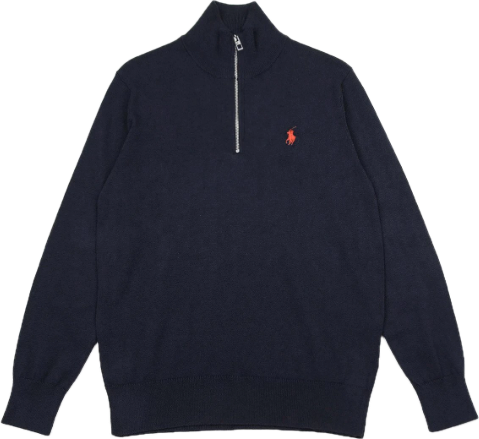  RALPH LAUREN Quarter-Zip (2+ colorways), schoon gefotografeerd.