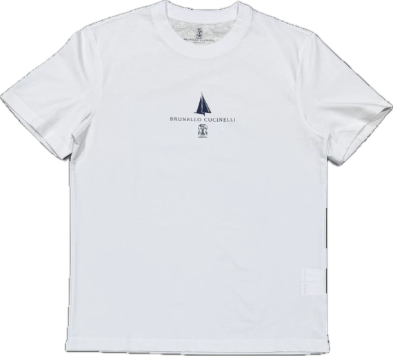  BRUNELLO CUCINELLI T-Shirt (2+ Colorways), schoon gefotografeerd.