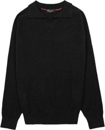 LORO PIANA Knit Polo-Collar Sweater (2+ Colorways) — QC