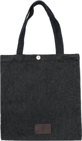  BRUNELLO CUCINELLI Denim Tote Bag, schoon gefotografeerd.