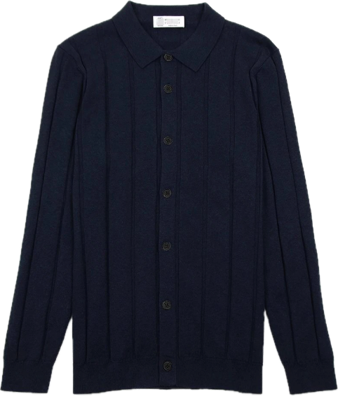 BRUNELLO CUCINELLI Polo Long-Sleeve — QC