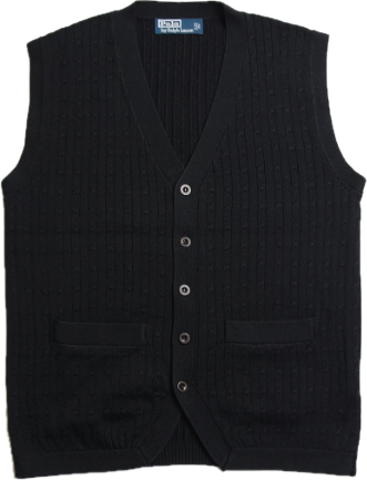  RALPH LAUREN Cable-Knit Vest (2+ Colorways), schoon gefotografeerd.