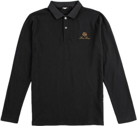 LORO PIANA Polo Long Sleeve Black — QC