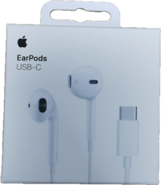  APPLE EarPods USB-C, schoon gefotografeerd.