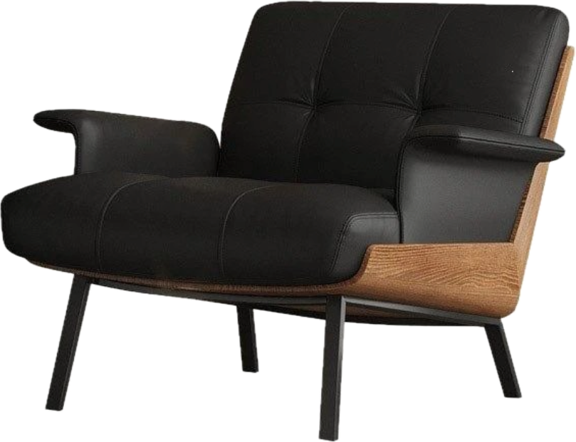 Leather Lounge Chair — QC