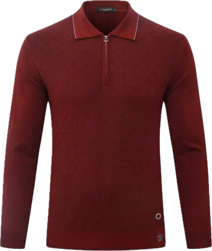 STEFANO RICCI Half-Zip Sweater (38+ colorways) — QC