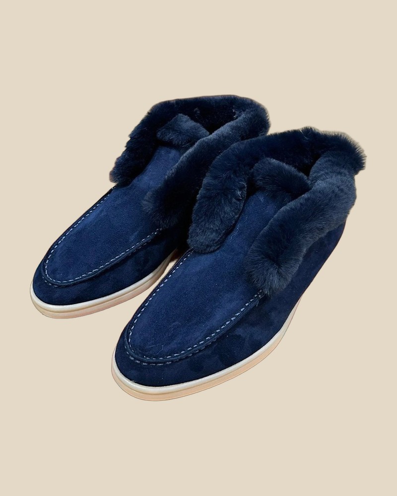  LORO PIANA Fur-Lined Walk Boots (10+ colorways), schoon gefotografeerd.