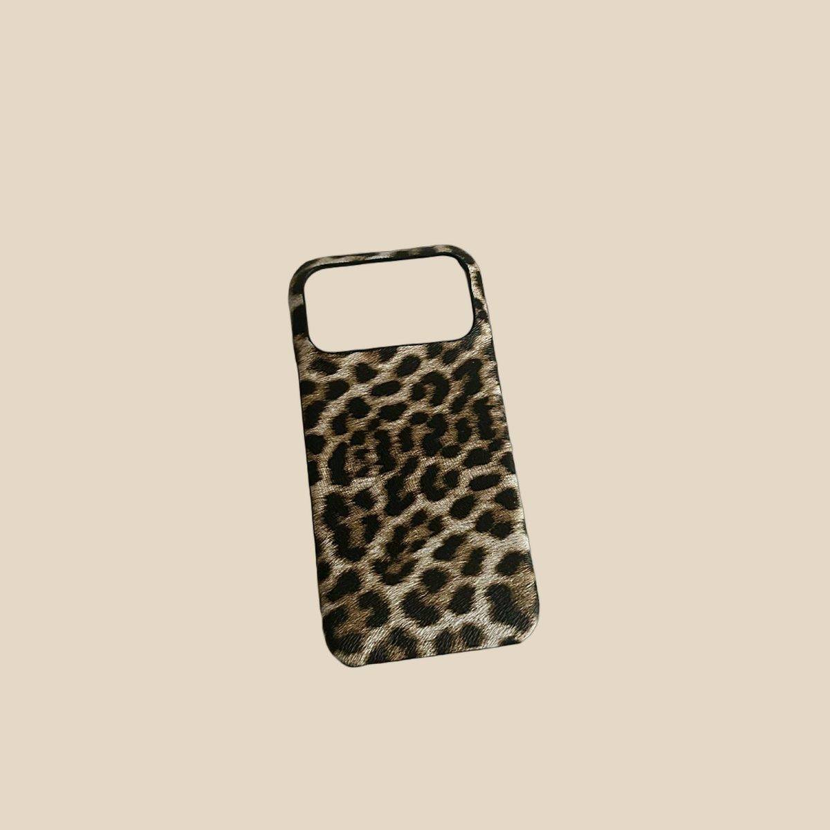 Leopard Calf-Hair Phone Case — QC