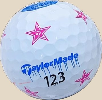  PORSCHE golf ball, schoon gefotografeerd.