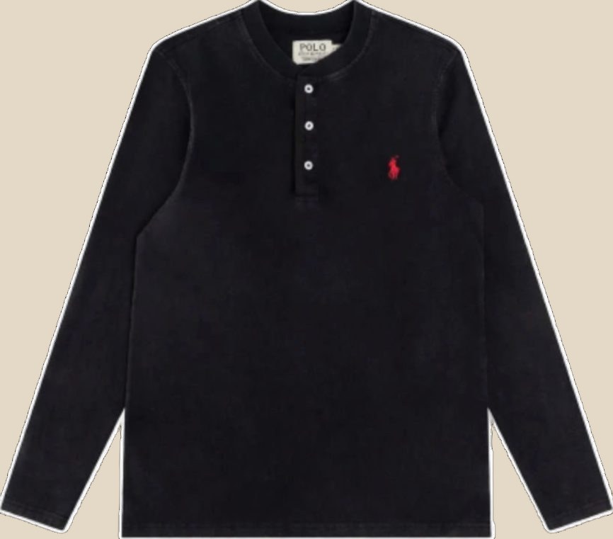 RALPH LAUREN T-Shirt Long Sleeve (4+ colorways) — QC