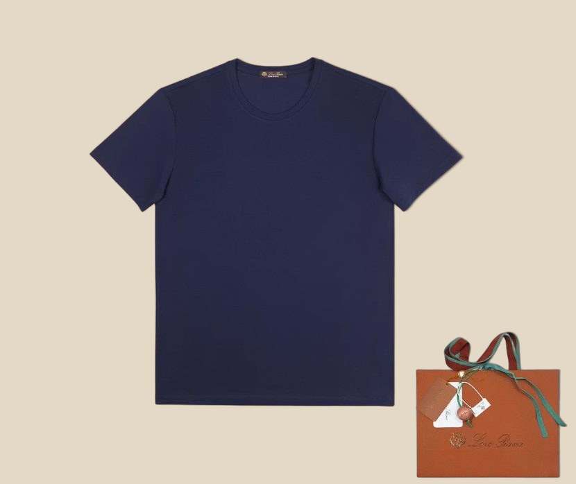 LORO PIANA Silk T-Shirt (7+ colorways) — QC