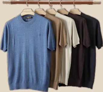 LORO PIANA Silk T-Shirt (White) — QC