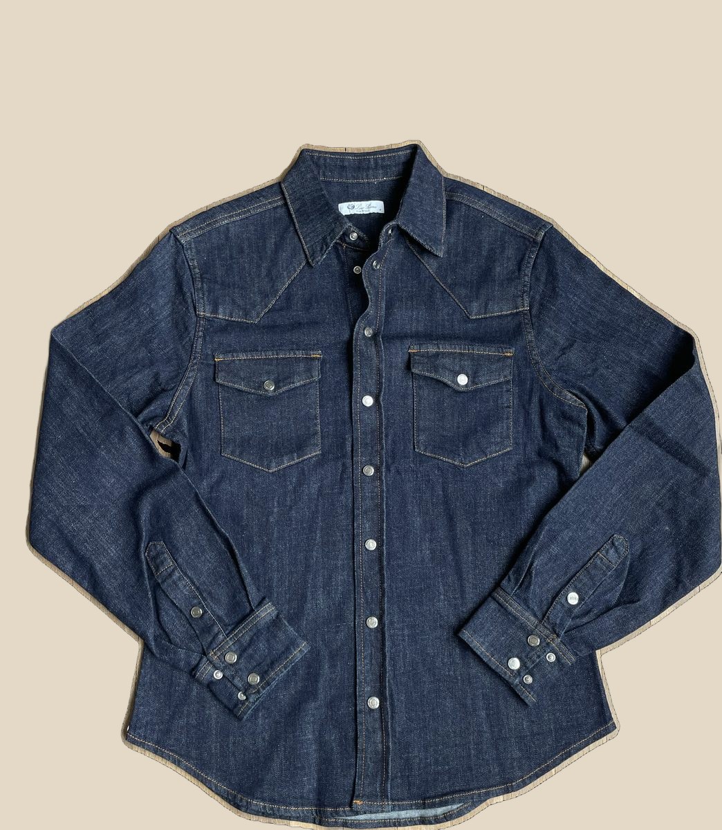 LORO PIANA Shirt (100% cotten jeans) — QC
