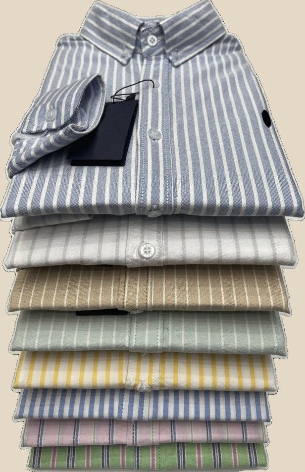 RALPH LAUREN striped Shirt (6+ colorways) — QC