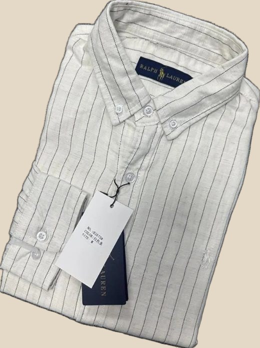 RALPH LAUREN striped Shirt (5+ colorways) — QC