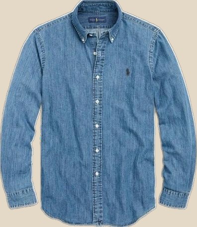 RALPH LAUREN Jeans Shirt (3+ colorways) — QC