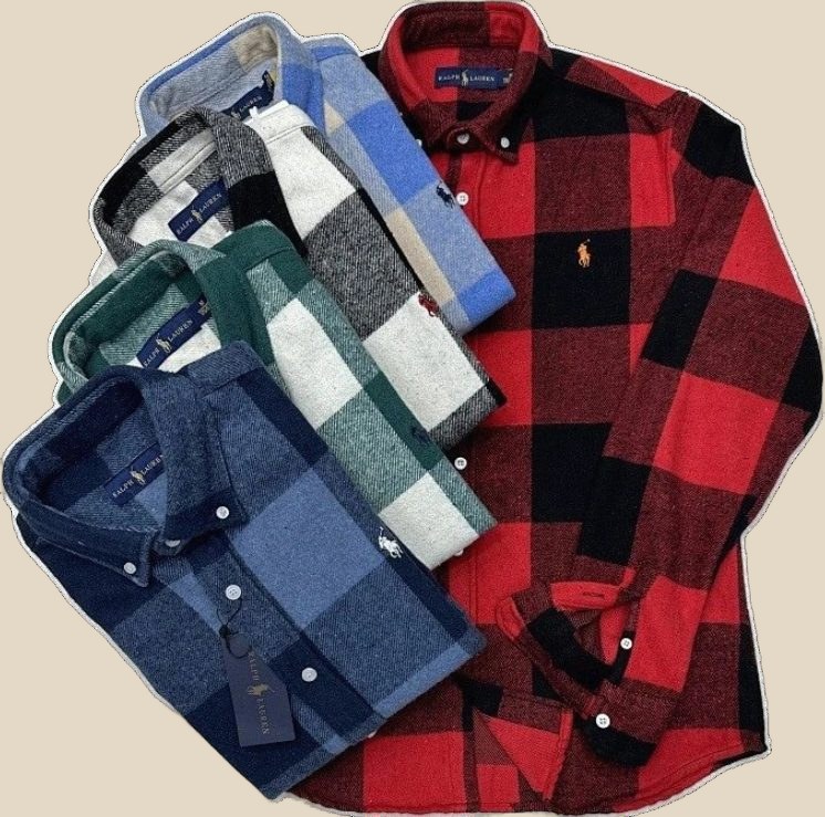 RALPH LAUREN striped Shirt (12+ colorways) — QC