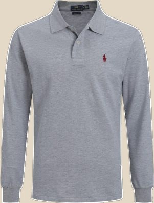 RALPH LAUREN Long-sleeved Polo (5+ colorways) — QC