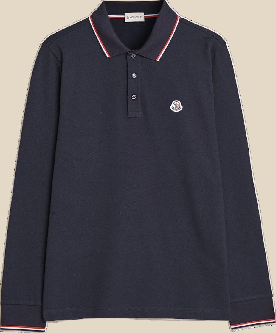 MONCLER Longsleeved Polo (3+ colorways) — QC