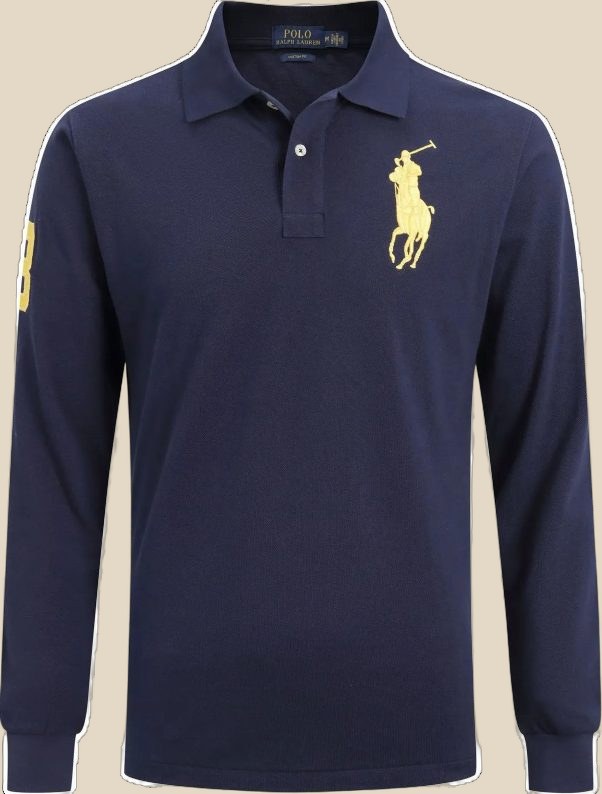 RALPH LAUREN Long-sleeved Polo (5+ colorways) — QC
