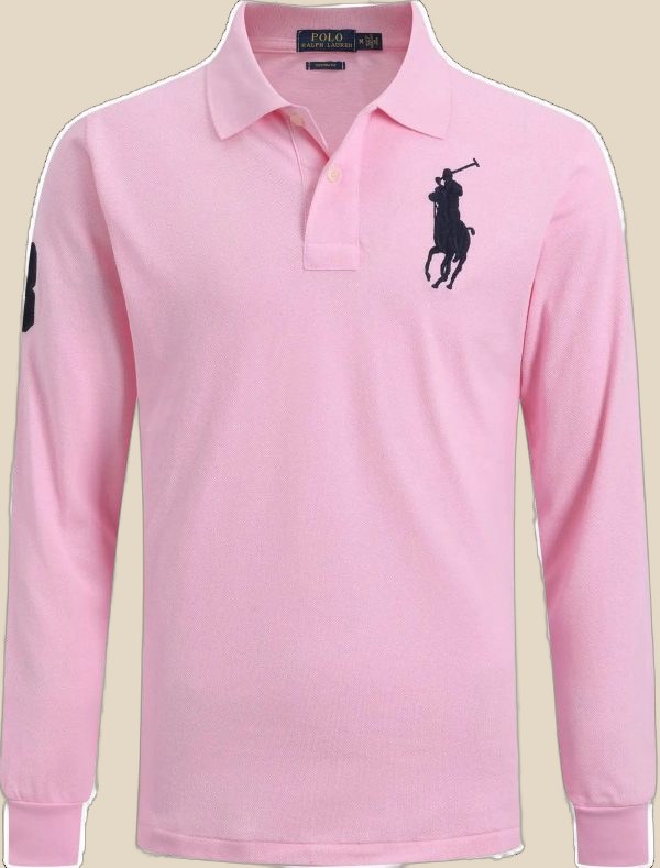 RALPH LAUREN Long-sleeved Polo (5+ colorways) — QC