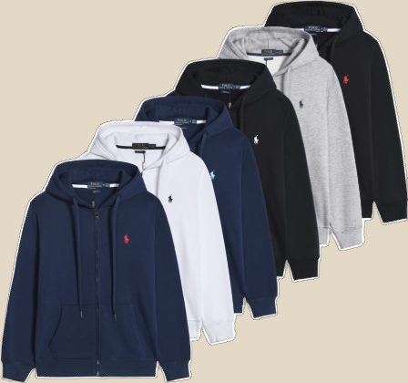 RALPH LAUREN Hoodie (6+ colorways) — QC