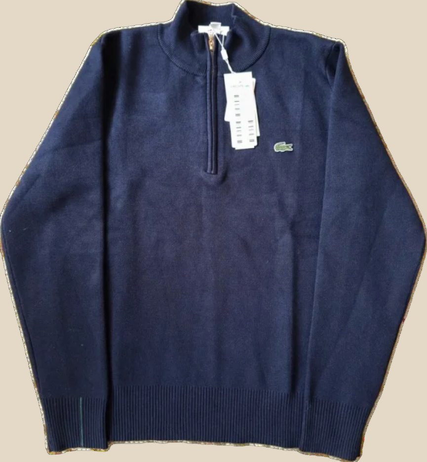 LACOSTE Half-Zip (33+ colorways) — QC