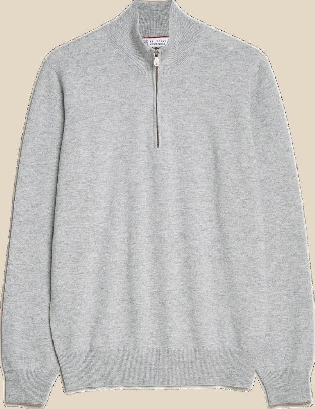 BRUNELLO CUCINELLI Quarter-Zip — QC