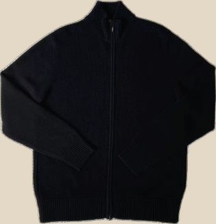 LORO PIANA Zipper really soft wool — QC