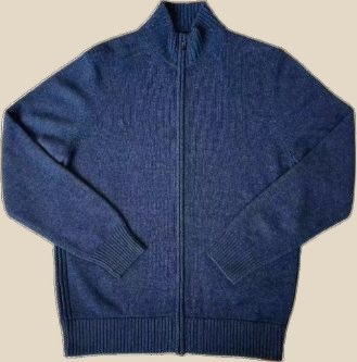 LORO PIANA Zipper really soft wool — QC