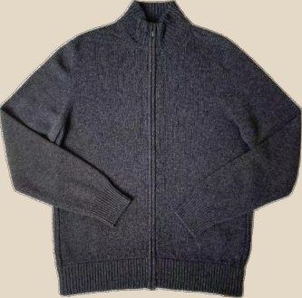 LORO PIANA Zipper really soft wool — QC