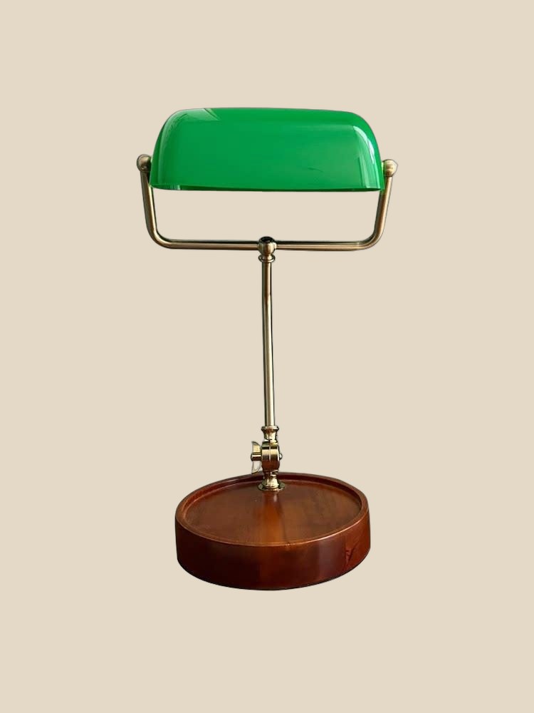 Green Banker's Lamp — QC