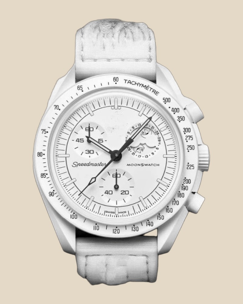  OMEGA x SWATCH, schoon gefotografeerd.