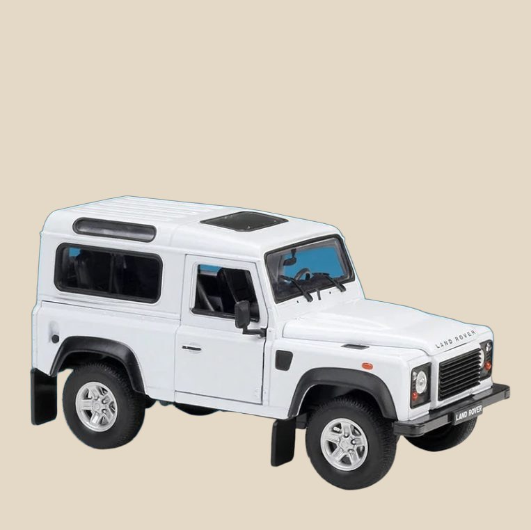 LAND ROVER Defender 1/24 Model Car (White) — QC