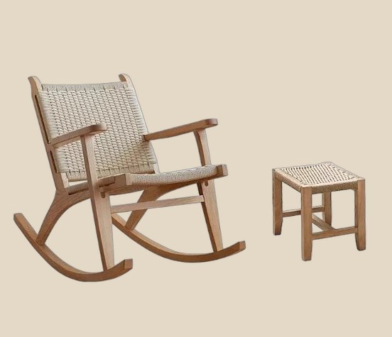Woven Cord Rocking Chair — QC