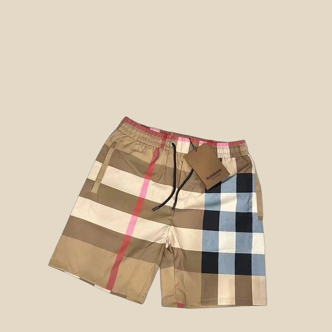 BURBERRY Check Shorts — QC