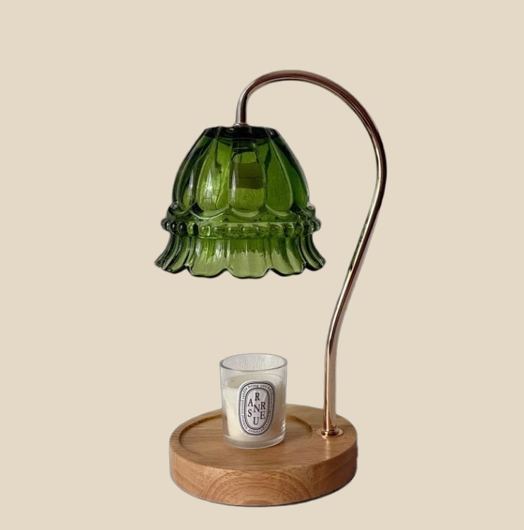 Green Glass Candle Warmer — QC