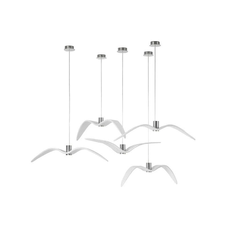 White Seagull Pendant Lamp — QC
