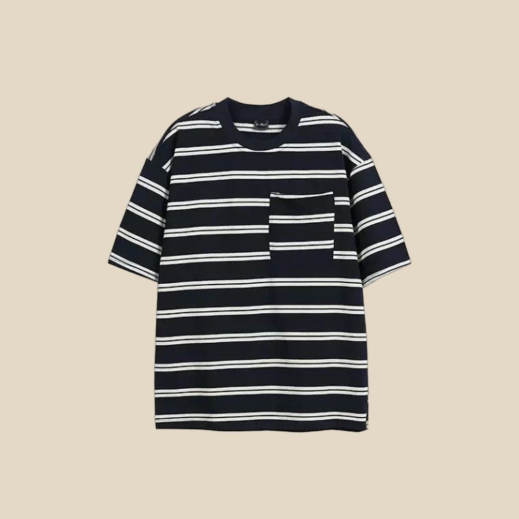 Striped Pocket T-Shirt — QC