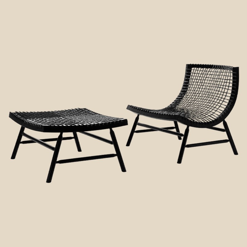 Woven Rope Lounge Chair — QC