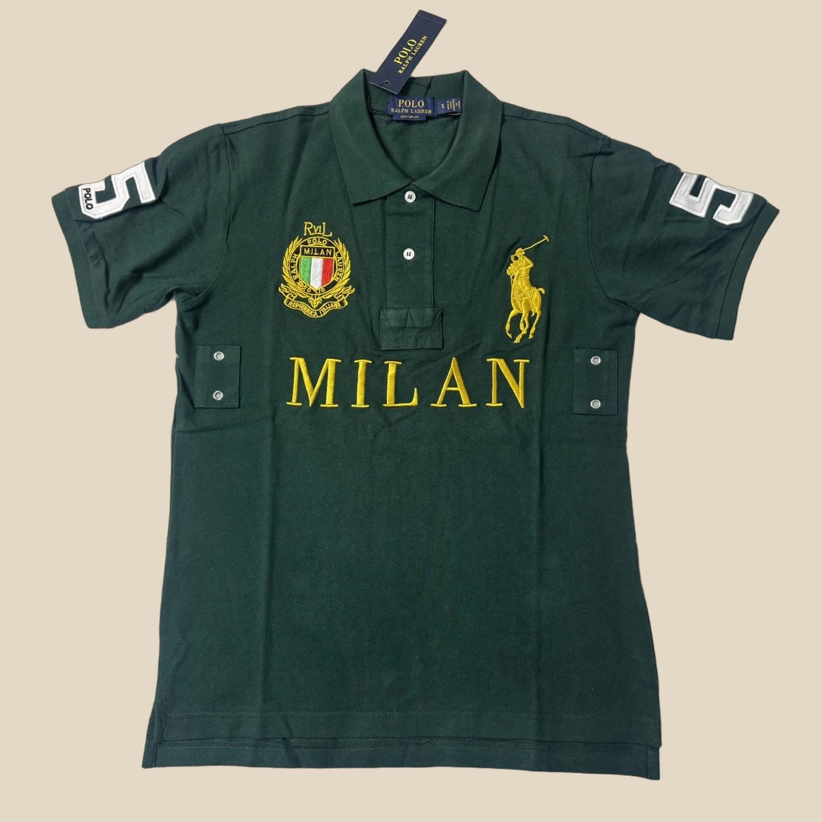 RALPH LAUREN Milan Polo Green — QC