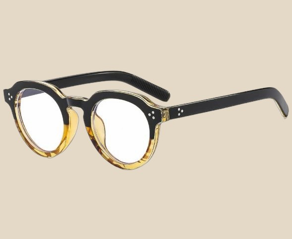 NO BRAND Glasses Round Tortoise — QC