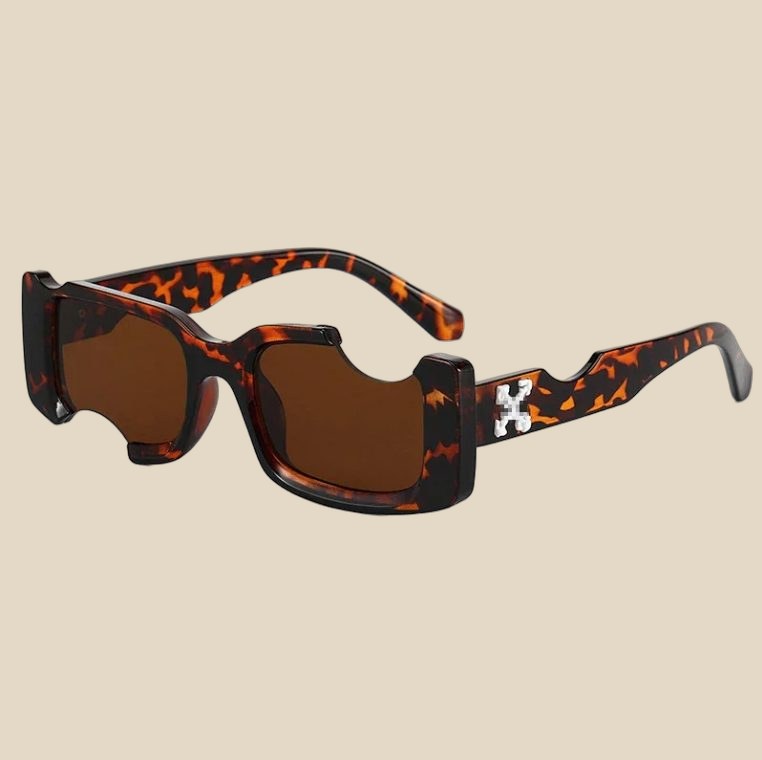 NO BRAND Sunglasses Rectangular Tortoise — QC