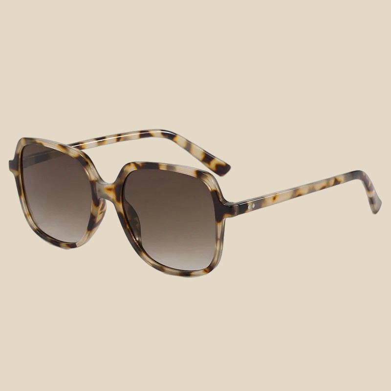 NO BRAND Sunglasses Tortoiseshell Oversized — QC
