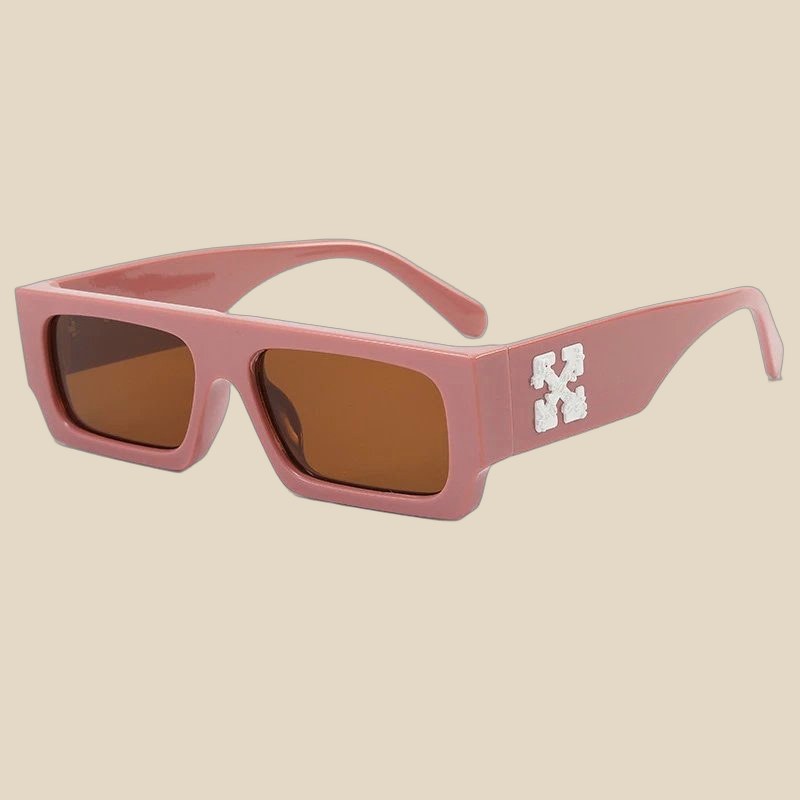 NO BRAND Sunglasses Pink Logo — QC